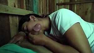 yo, i’m sucking off my creepy father-in-law at his old wooden house during the party!