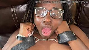 tee vuitton got punished hard in garage, clothes ripped off for tight pussy action