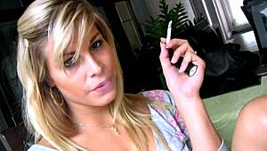 Hey, wanna watch me smoke a cigarette while teasing in hot panties and heels?