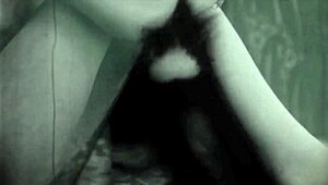 Mature milf hairy beaver in vintage erotic silent movie