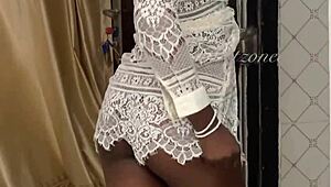 Latina housewife fucks plumber hard