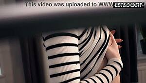 Jenny Wild在外国酒店房间被猛烈猛干