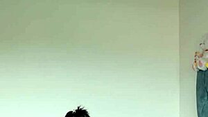 Sexy girl moans loudly while squirting during masturbation.