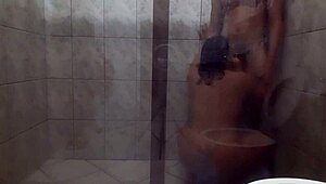 part1 bathroom sex with mature housewife big ass and monster cock partner 😏