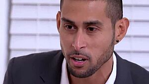 Stepmoms Jessica and Teal crave stepson's thick cock hard