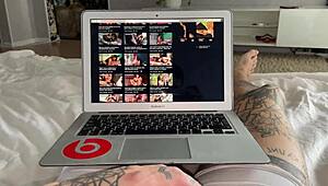 big booty brunette babe rides deep in pov