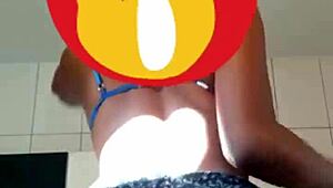 My young wife dancing funk in Brazil. What a captivating sight!