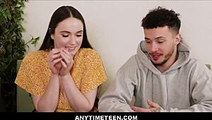 anytimeteen - freeuse skinny teen stepdaughter shared by big cock friends