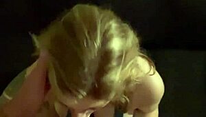Horny Milf Sucks Husband's Big Cock for Massive Cumshot