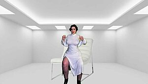 Granny Princess Leia as Darth Vader gives Sith creampie to Darth Tochter in wild POV. Hardcore mature action awaits.