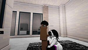BIG ASS BLOWJOB WITH ROBLOX PORN STAR