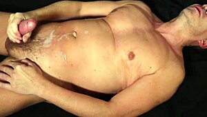 i love watching my pierced cock explode after wild wanking