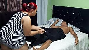 My stepmom sucks me off first thing every morning