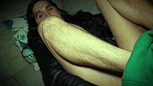 biker maxx stoner cums after intense anal ride