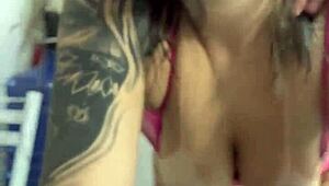 I'm fucking my stepdaughter's grandma during her online video call