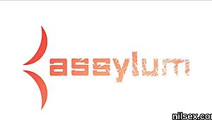 Cute girl undergoes intense therapy session in a special facility.