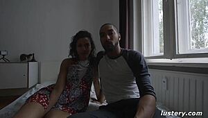 me n’ miriam with jorge gettin’ wild outdoors, love on the rocks lustery 700