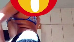 My young wife dancing funk in Brazil. What a captivating sight!