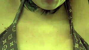 Gym Training Turns Wet with Dripping Legs