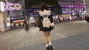 This Japanese amateur girl takes on older guys to pay off her boyfriend's debt. Drunk on cheap booze, she works hard for cash!