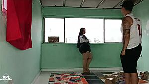 la puta de mi pr m helped with cardio, eating and banging her huge ass 🍑