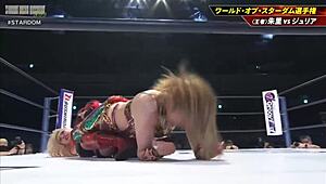 syuri battles giulia for world of stardom championship at dream queendom