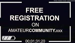 Natural teen 18+ teases with hairy pussy on webcam