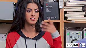 Watch Latina Teen Get Arrested and Sucked Off!