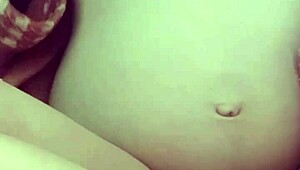 Pregnant Babe Explores Her Pussy In Fetish Session