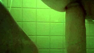 how does she manage to pleasure herself with such a huge dildo insertion?