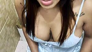 shy latina maid leyne rodriguez fucks boss until he cums hard