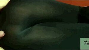 Latina MILF in Tight Leggings Lets Me Film Her Juicy Ass After Sleepover