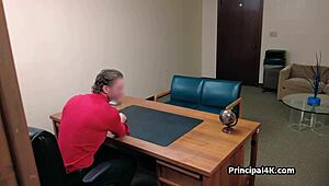 secretary n vice principal sneakin a blow at work on hidden cam... damn!