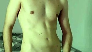 check out this huge cumshot on webcam during my solo masturbation session in the bedroom