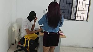 horny neighbor shows off big ass on camera