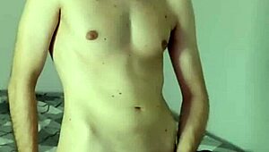 check out this huge cumshot on webcam during my solo masturbation session in the bedroom