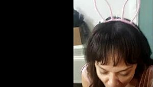 Kiki Cali sucks black cock, short version