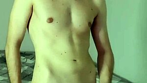 check out this huge cumshot on webcam during my solo masturbation session in the bedroom