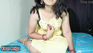 desi teen girl touches herself to climax for boyfriend