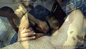 in the garage, a latina gets messy blowjobs and deepthroats big black cocks in a wild gangbang.