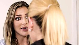 Man, watching these beautiful babes scissor in lingerie is pure fire!