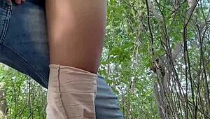 Yo, spent the weekend banging my neighbor in the woods outdoors