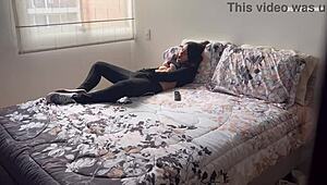 Stepmom Caught Me Watching, Now I Finger Her Wet Pussy!