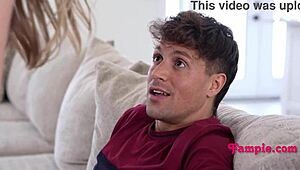 Busty Blue-Eyed Stepsis Asks If She's Breedable in POV