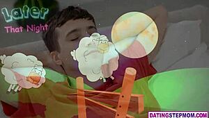 Stepmom Alexis Malone gets cozy, stepson slips inside