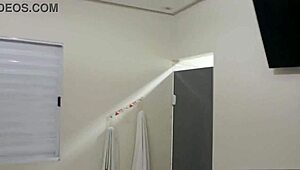 big cock facial on latina face