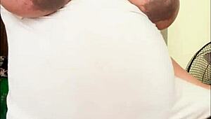 Pregnant Arab Girl Shows Big Belly and Milky Boobs on Webcam