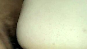 how deep is that big black cock going in bae making her squirt?