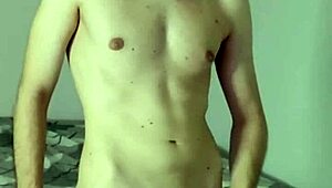 check out this huge cumshot on webcam during my solo masturbation session in the bedroom