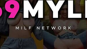 MILF influencer spends her day uploading fresh video content online.